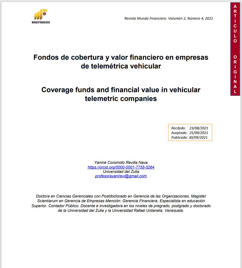 Fondos de cobertura y valor financiero en empresas de telemétrica vehicular